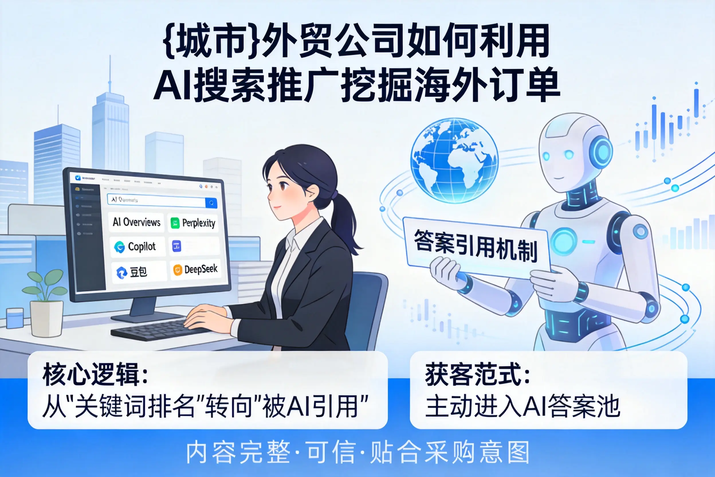 吐鲁番外贸公司如何利用AI搜索推广挖掘海外订单