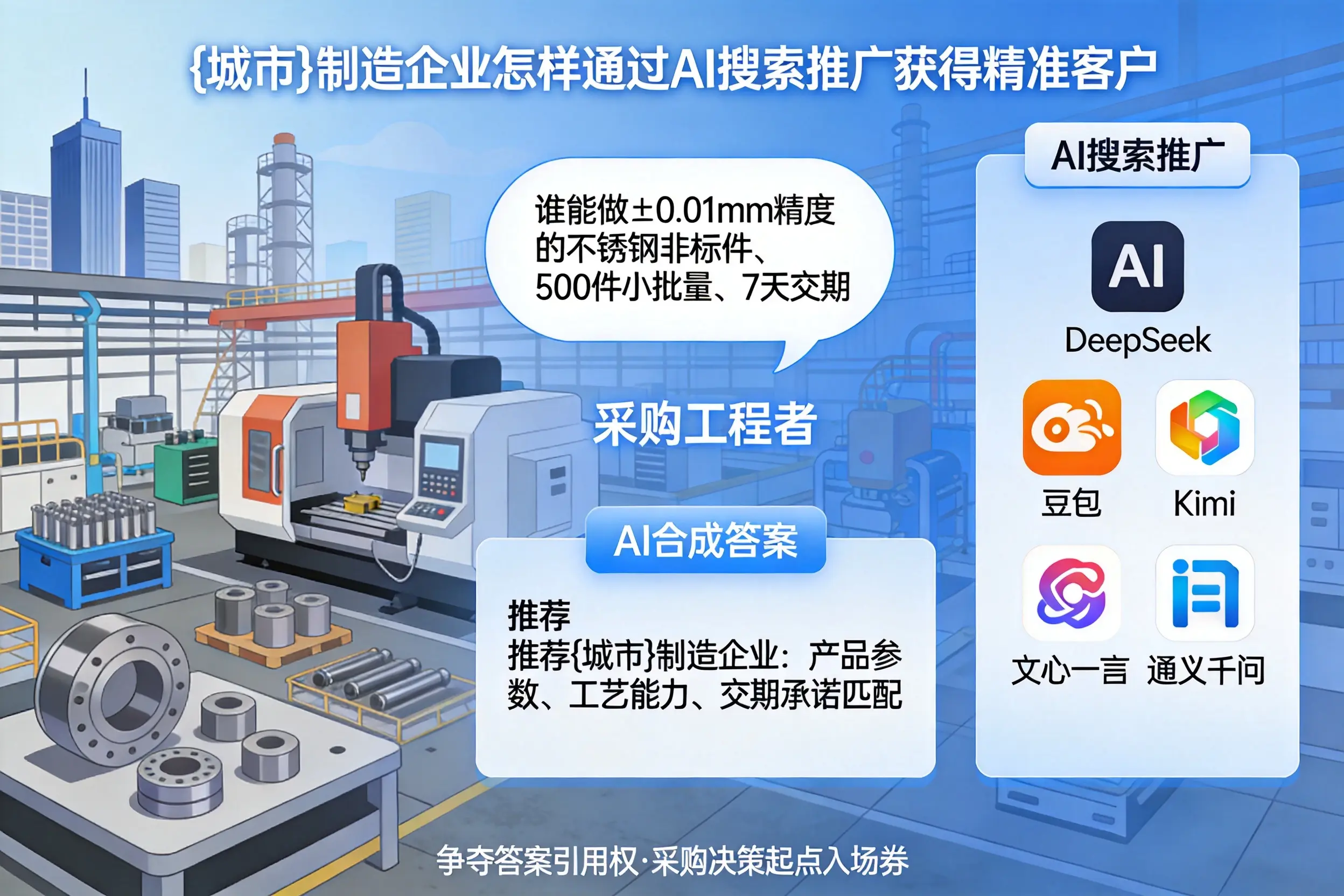 吐鲁番制造企业怎样通过AI搜索推广获得精准客户