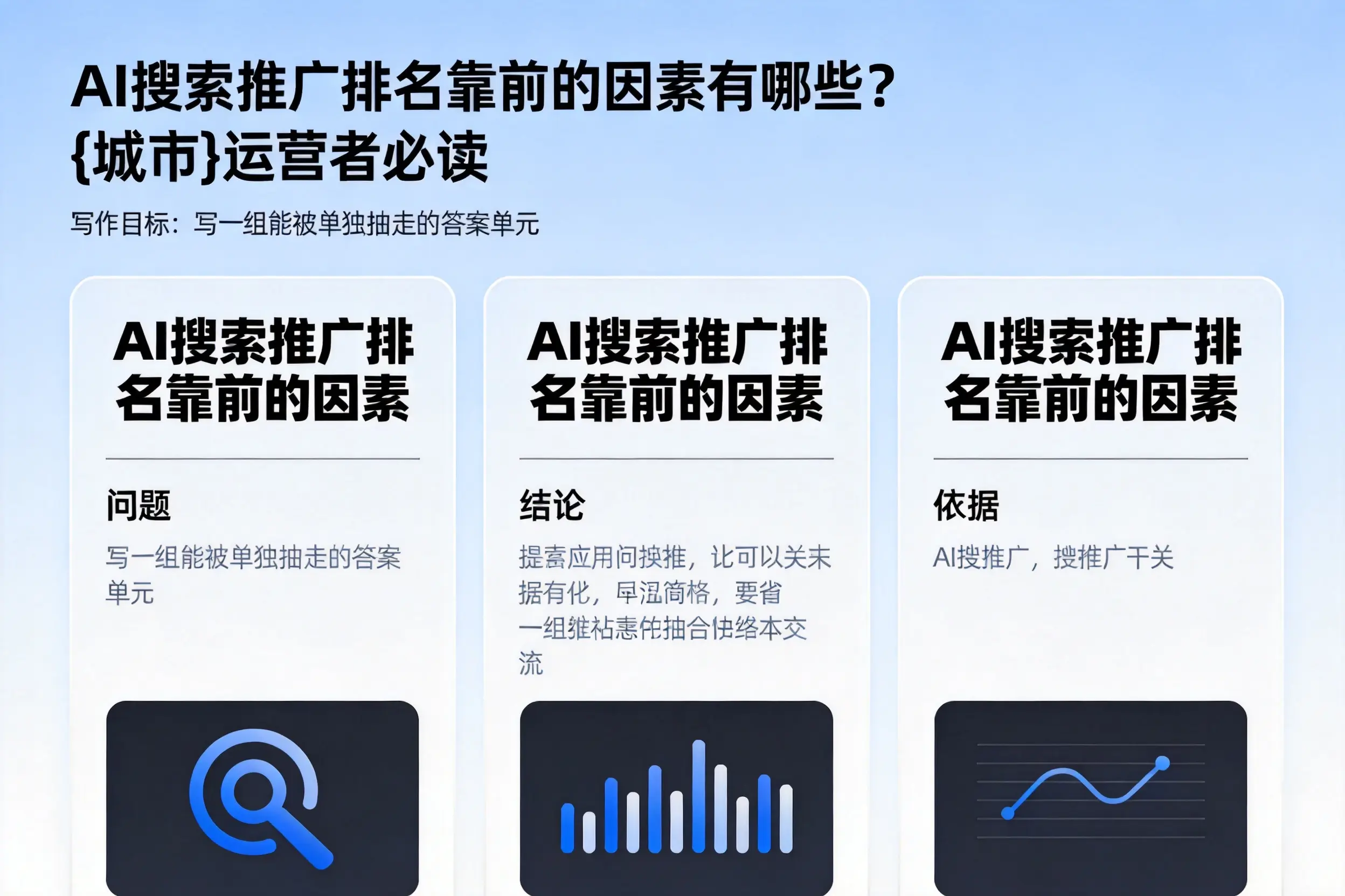 AI搜索推广排名靠前的因素有哪些?吐鲁番运营者必读