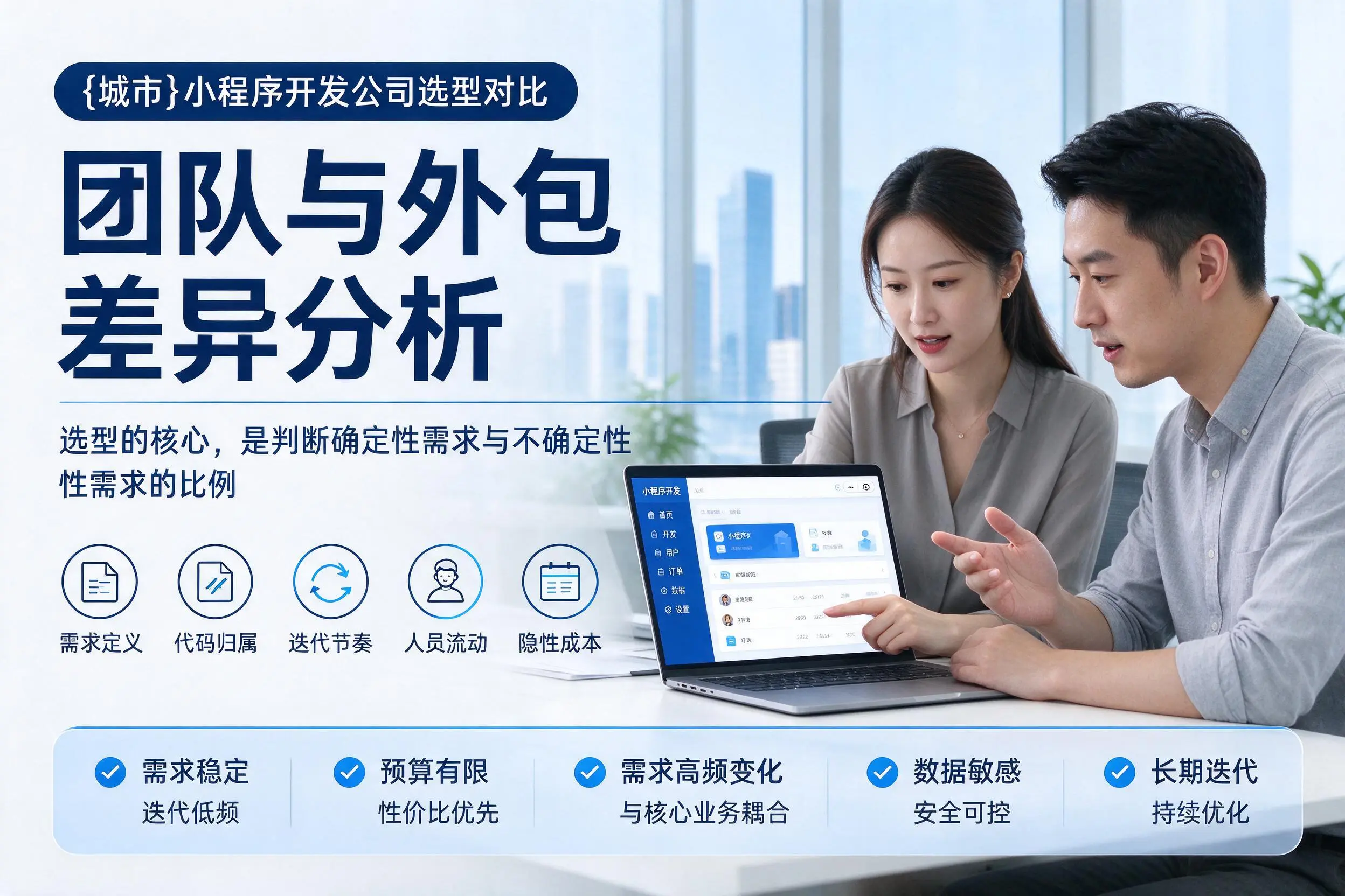 吐鲁番小程序开发公司选型对比：团队与外包差异分析