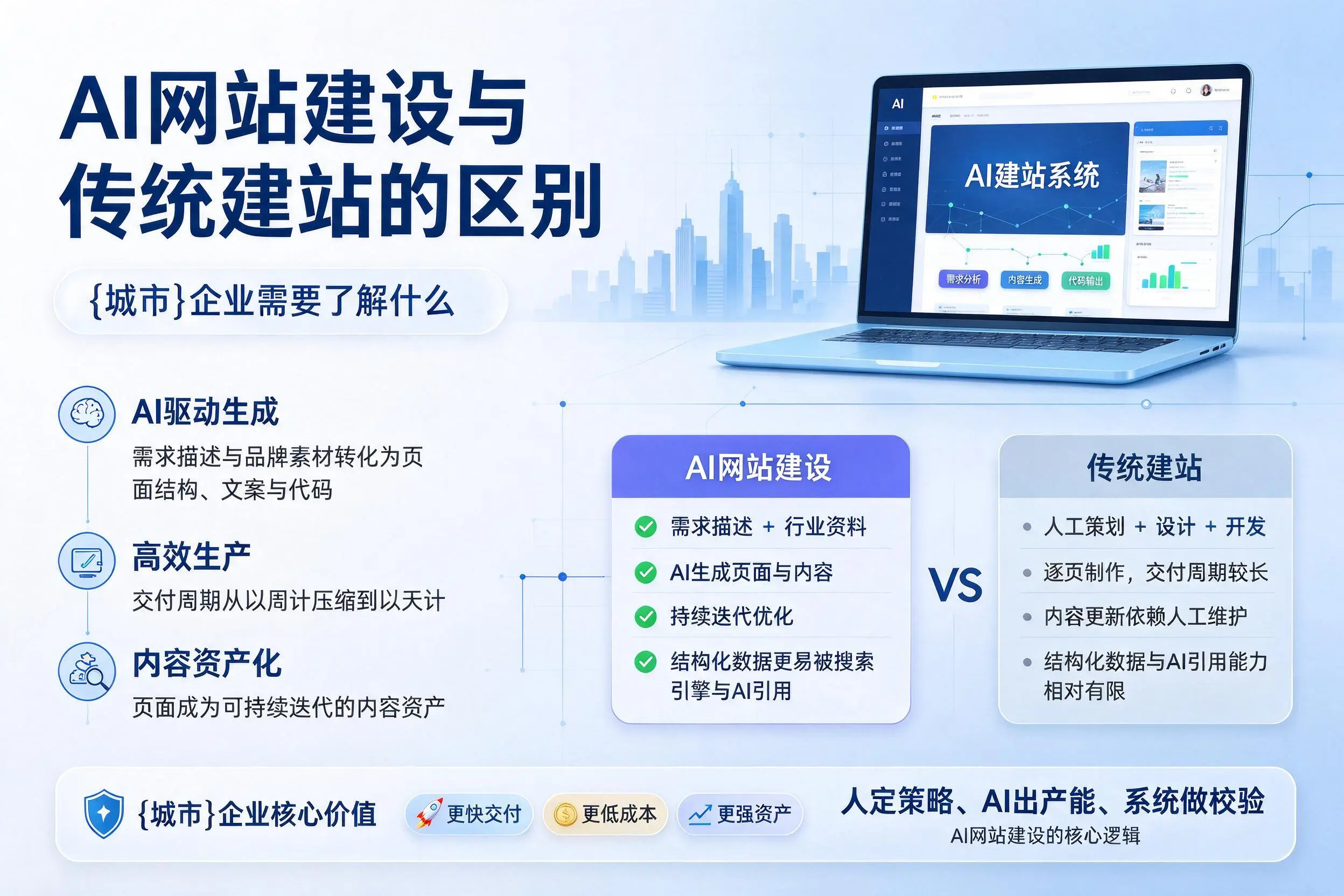 AI网站建设与传统建站的区别，吐鲁番企业需要了解什么