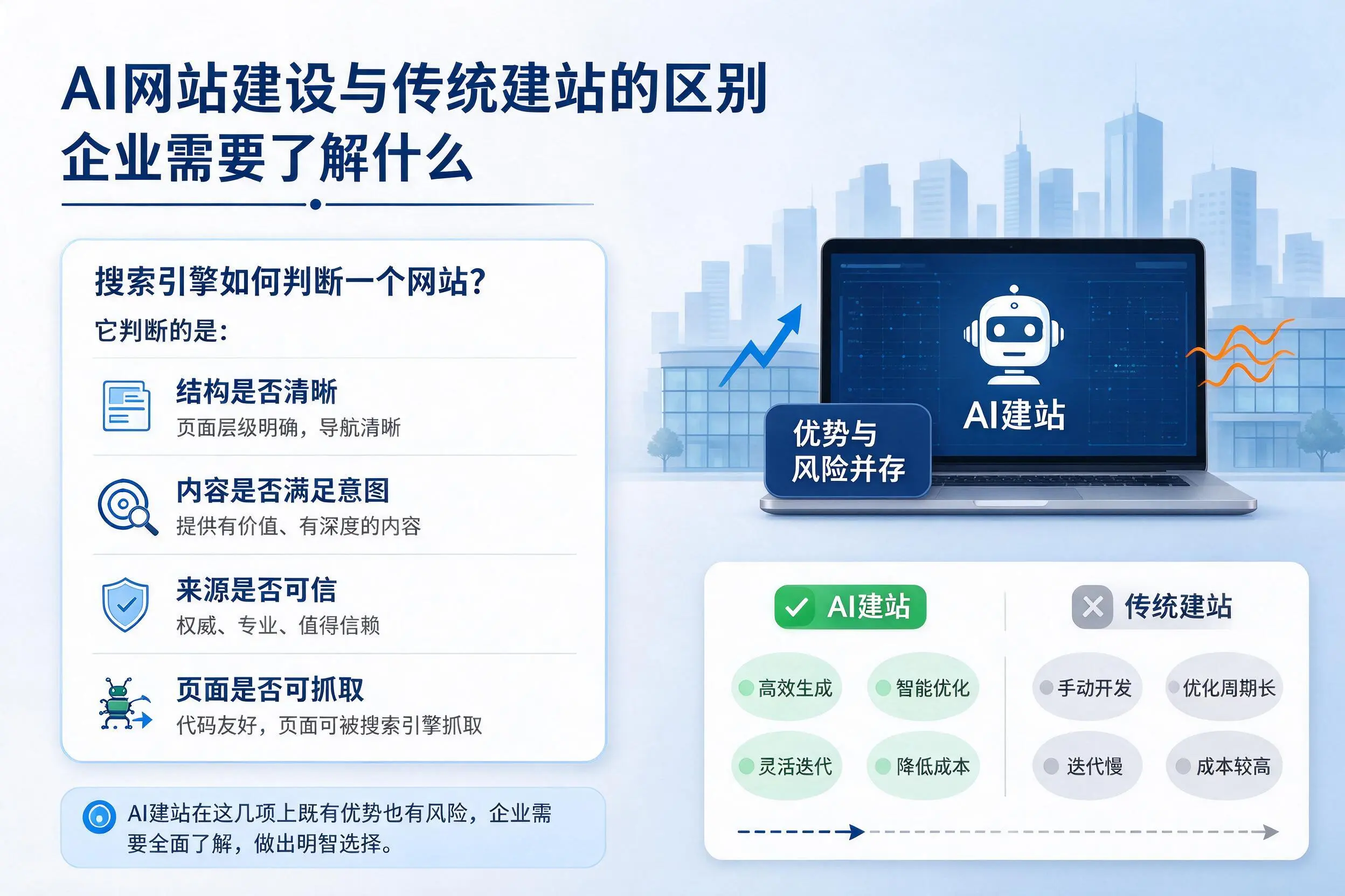 AI网站建设与传统建站的区别，吐鲁番企业需要了解什么