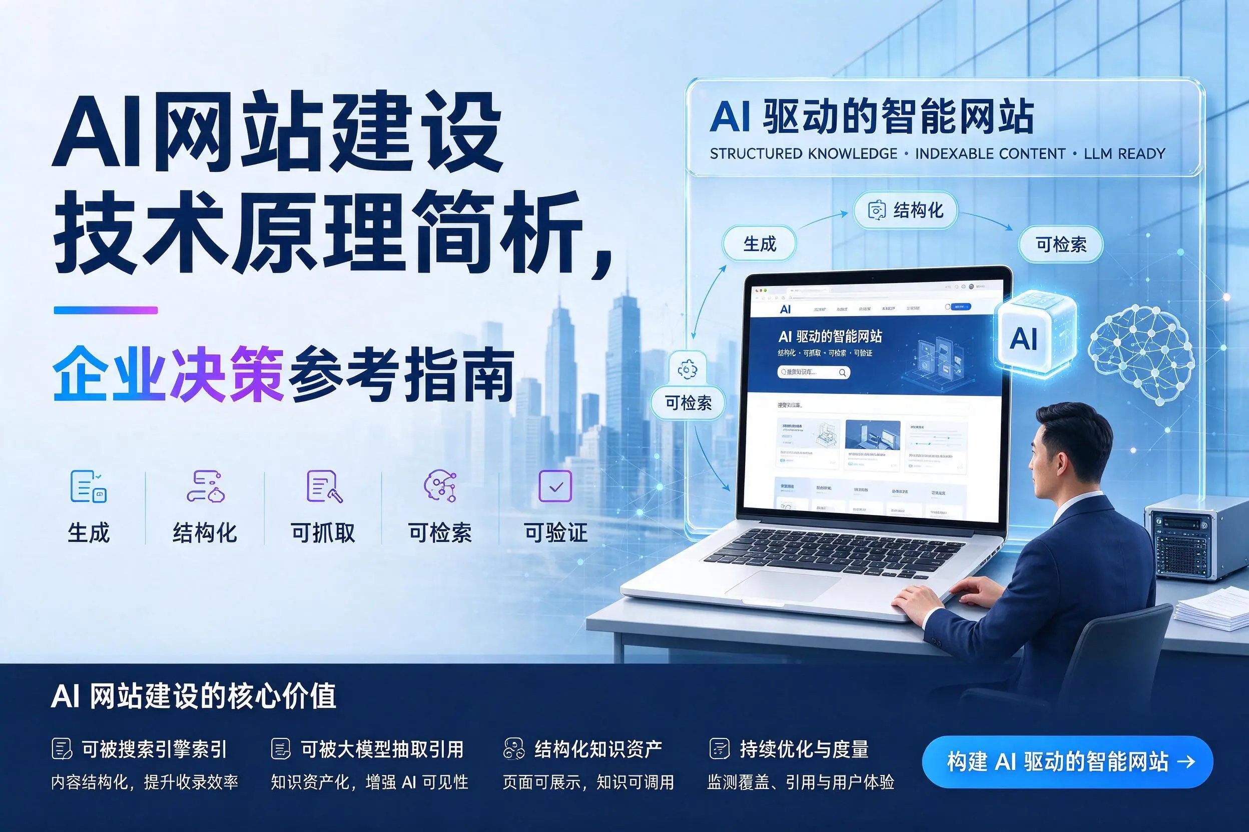 AI网站建设技术原理简析,吐鲁番企业决策参考指南