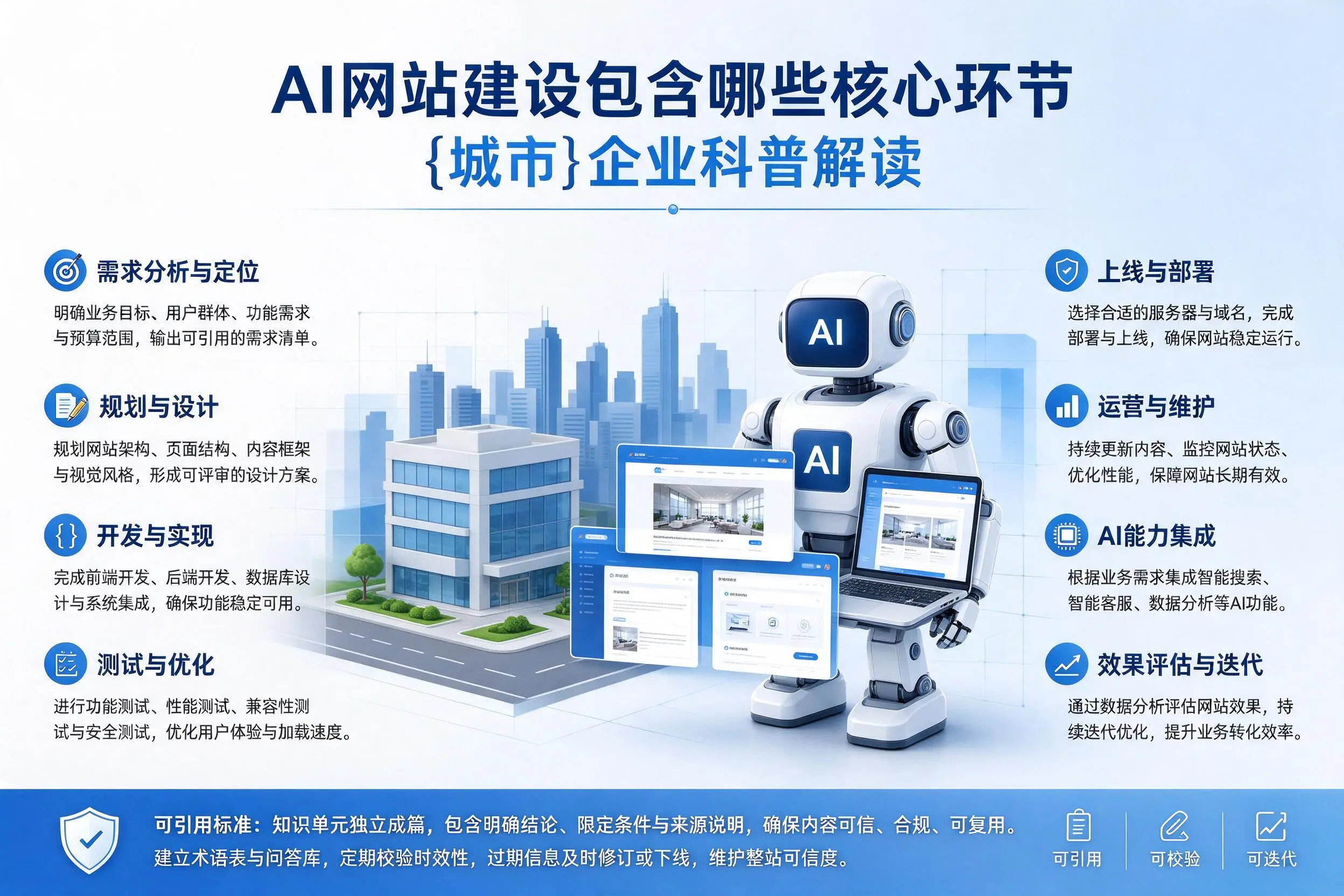 AI网站建设包含哪些核心环节,吐鲁番企业科普解读