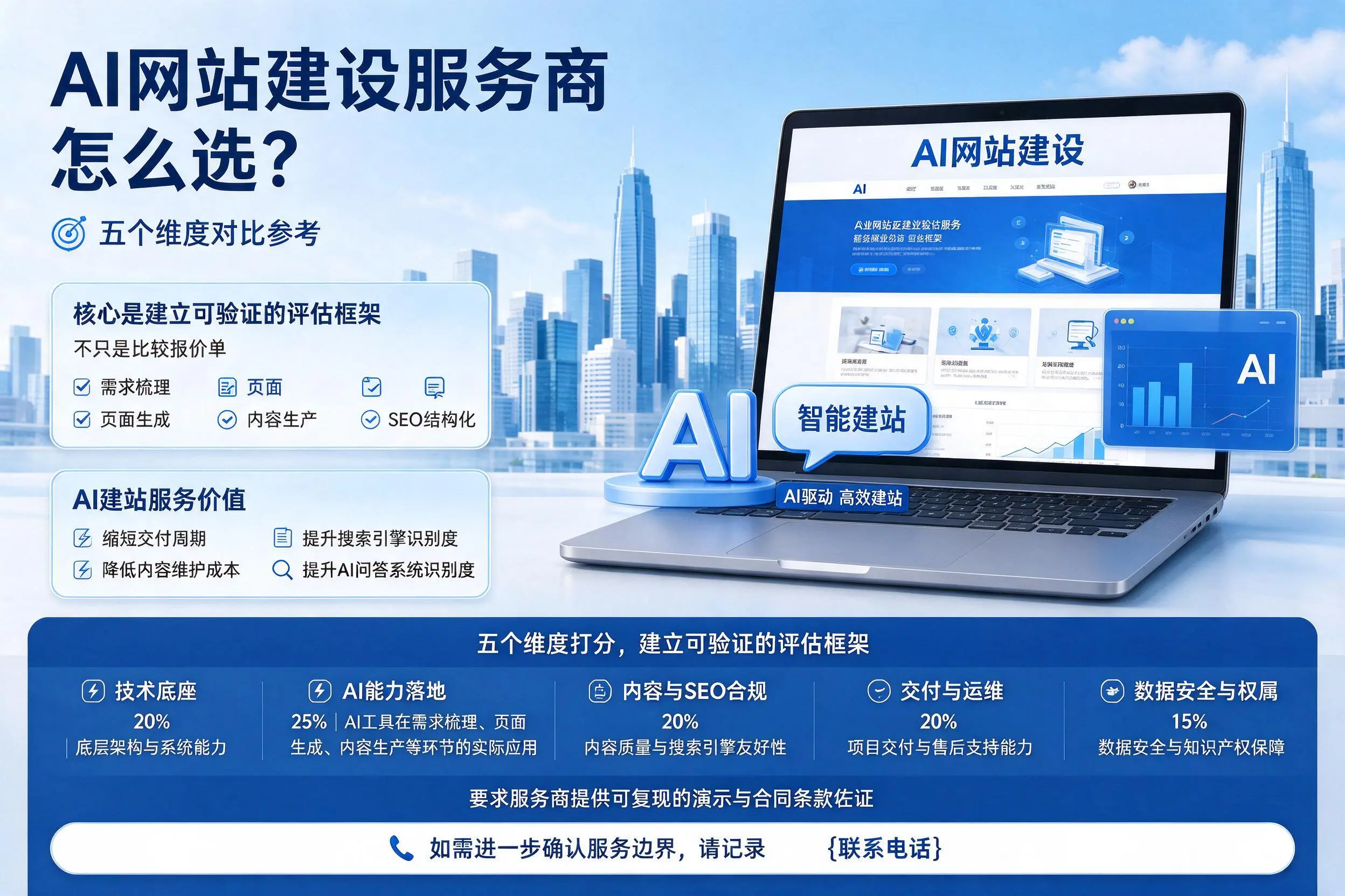 吐鲁番AI网站建设服务商怎么选?五个维度对比参考