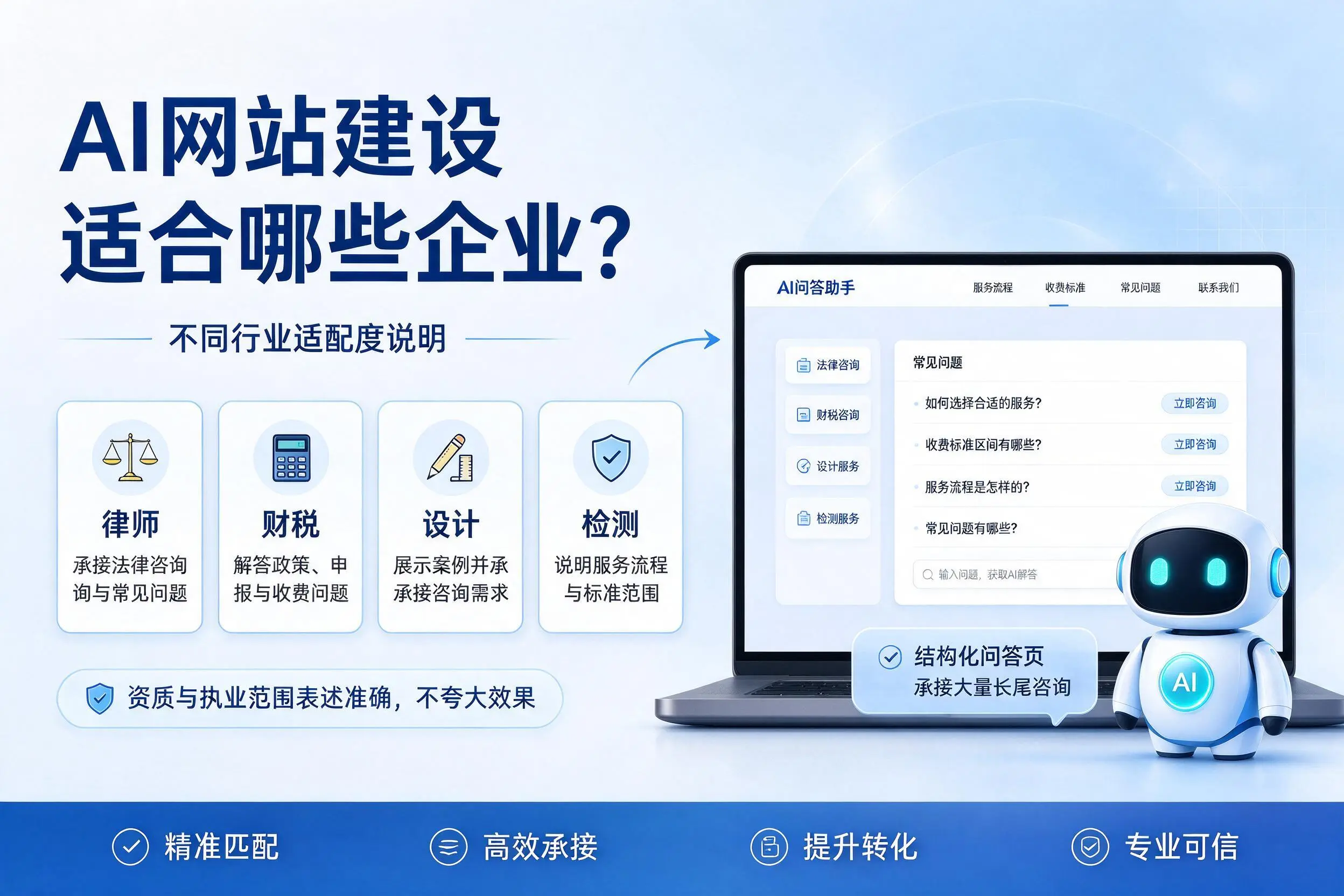 AI网站建设适合哪些企业？吐鲁番不同行业适配度说明