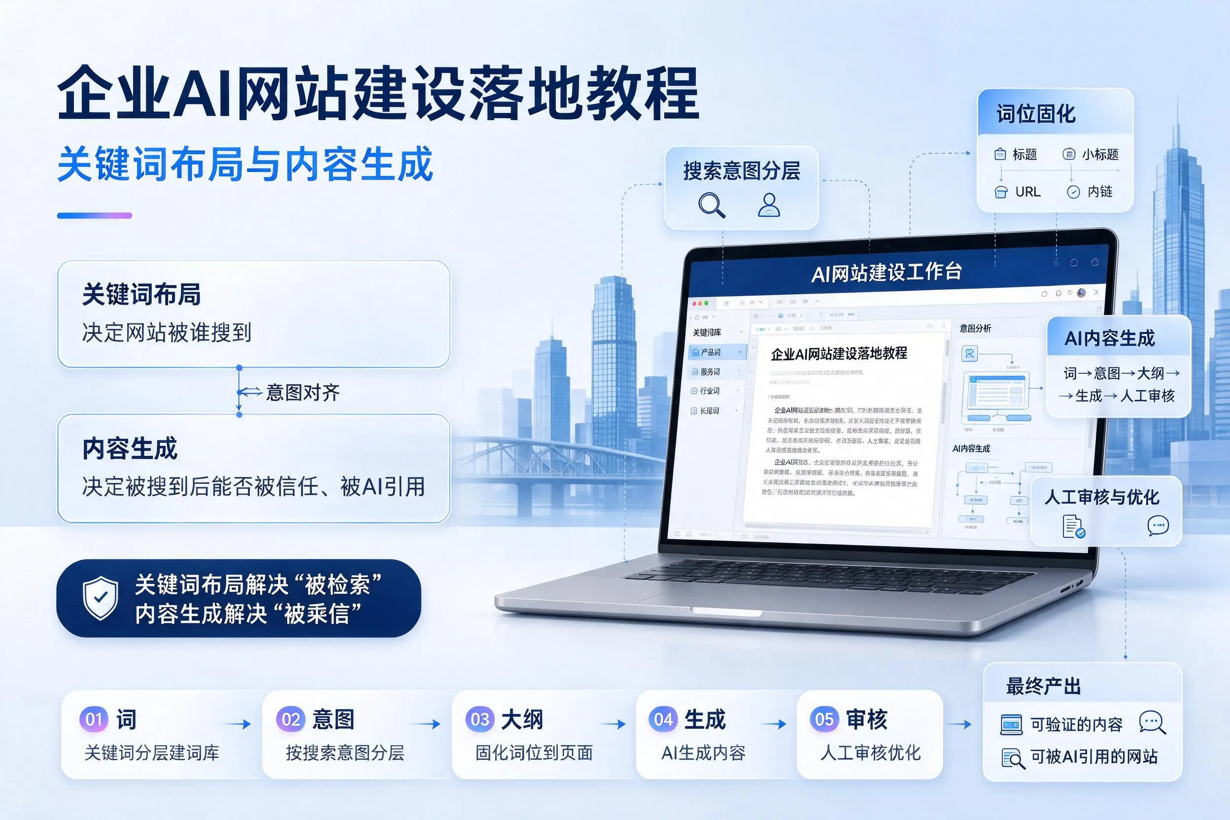 吐鲁番企业AI网站建设落地教程：关键词布局与内容生成